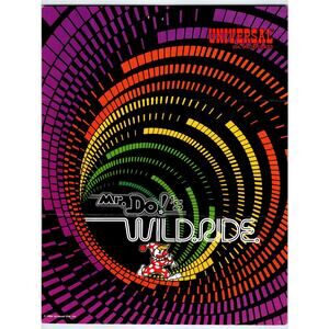 1984 Mr. Do's Wild Ride Arcade Game Flyer Universal USA Vintage Ephemera